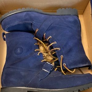 Midnight Blue Ranger boot size 13D
